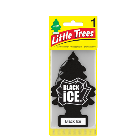 AIR FRESHENER LITTLE TREE BLACK ICE 24PK