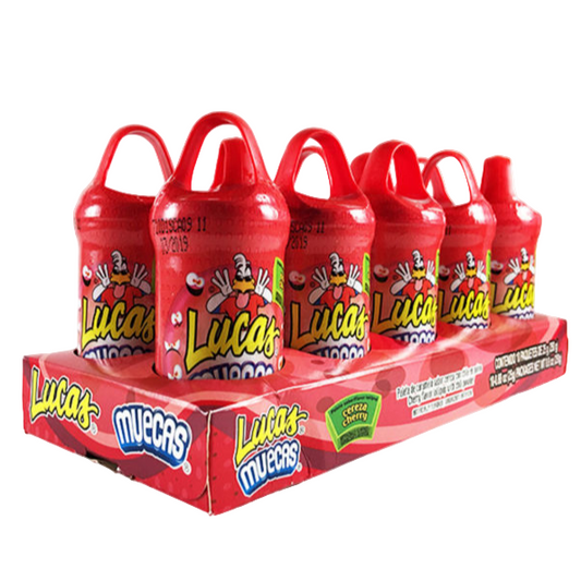 CANDY LUCAS MUECAS CHERRY CEREZA 10PK