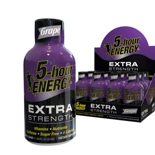 ENERGY 5 HOUR EXTRA GRAPE 1.93OZ 12PK 1CT