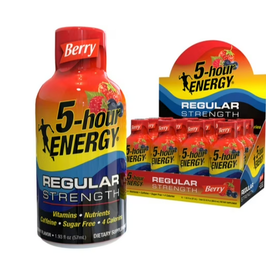 ENERGY 5 HOUR BERRY 1.93OZ 12PK 1CT