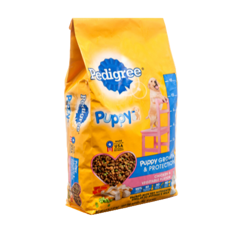 DOG FOOD PEDIGREE PUPPY CHIK/RICE/VEG BAG 3.5LB 1CT