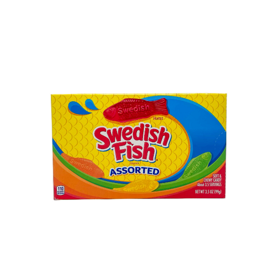 CANDY SWEDISH FISH ASST 3.5OZ 12PK