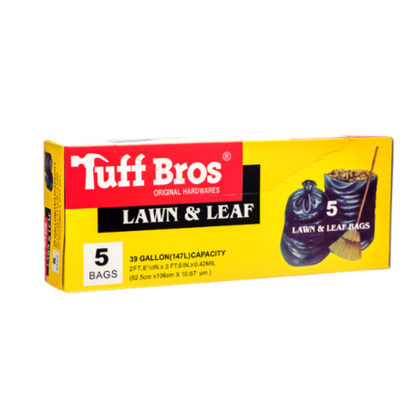 TRASHBAG TUFF BROS LAWN/LEAF 5PK 39GAL
