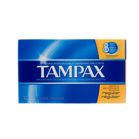 TAMPONS TAMPAX REG 10PK
