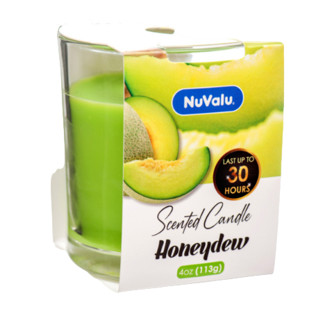 CANDLE NUVALU TUMBLER HONEYDEW 4OZ