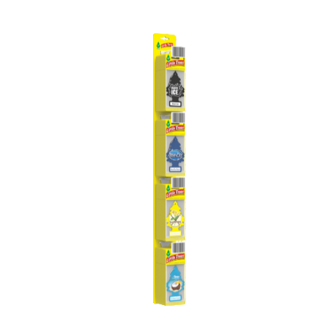 AIR FRESHENER LITTLE TREE ASSORTED DISPLAY 48PK 1CT