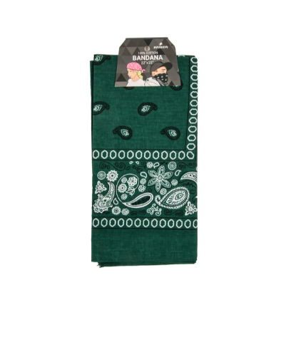 BANDANA SINGLE PACK HUNT GREEN 12PK
