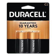 BATTERY DURACELL C 2PK 1CT
