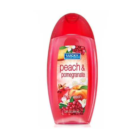 BODY WASH LUCKY PEACH&POMEGRANATE 13OZ