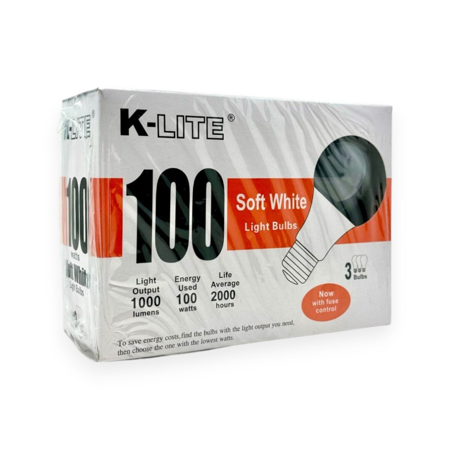 SOFT WHITE LIGHT BULB 120V 100W 1CT