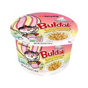 SOUP BULDAK BOWL CREAM CARBONARA 4.23 OZ 6PK 1CT