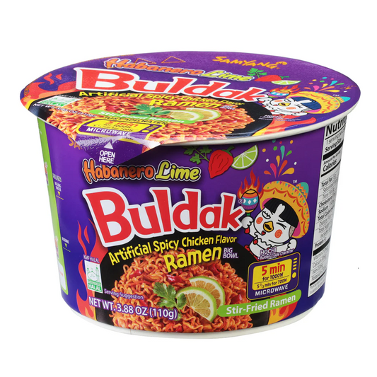 SOUP BULDAK BOWL HABANERO LIME CHICKEN 4.93OZ 6PK 1CT