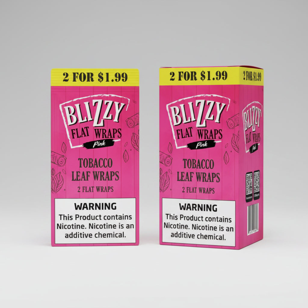 WRAP BLIZZY FLAT 2/$1.99 PINK 20PK 1CT