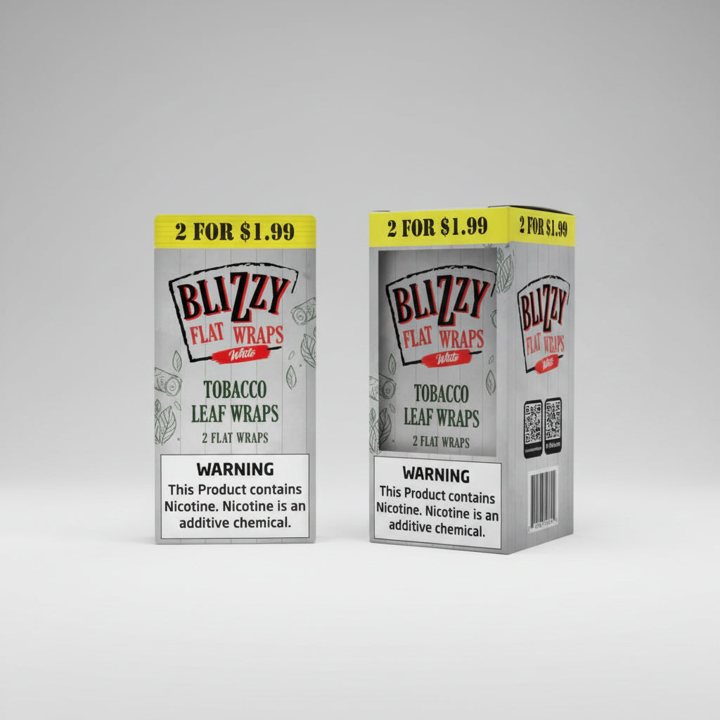 WRAP BLIZZY FLAT 2/$1.99 WHITE 20PK 1CT