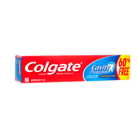 TOOTHPASTE COLGATE CAVITY PROTECTION REG 4OZ 1CT