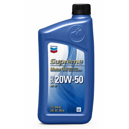 AUTO CHEVRON SUPREME 1 QT 20W-50 1CT