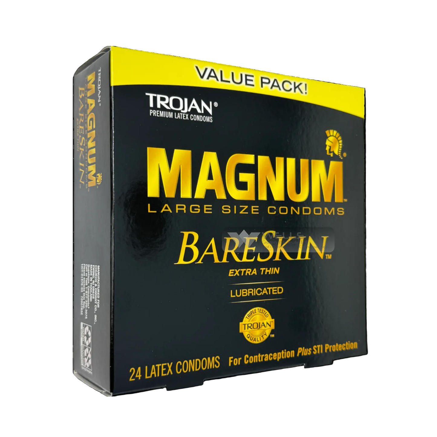 CONDOM MAGNUM TROJAN BARE SKIN 24PK 1CT