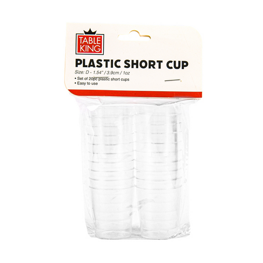 CUP SHOT GLASS 1OZ 20PK