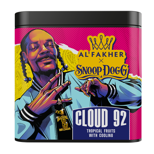 AL FAKHER COOKIES CLOUD 92 TROPICAL FRUITS WITH COOLING HOOKAH TOBACCO 250G 1CT