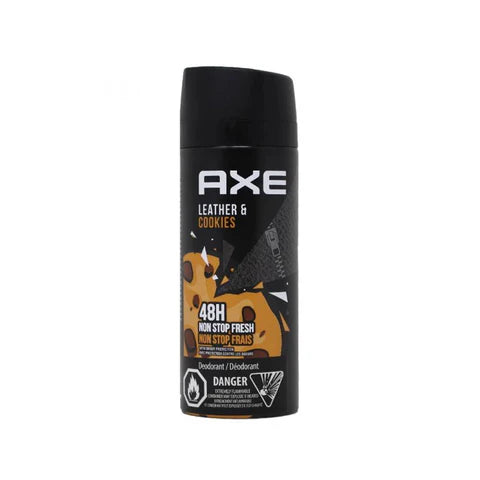 DEODORANT AXE LEATHER & COOKIES 150ML