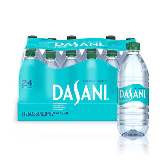DASANI PURIFIED WATER, 16.9 OZ 24PK 1CT