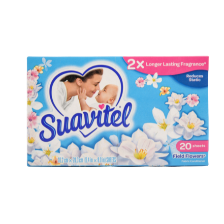 DRYER SHEET SUAVITAL FIELD FLOWER 20PK