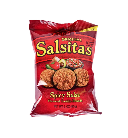 EL SABROSO CHIPS 3OZ SPICY SALSA 12PK