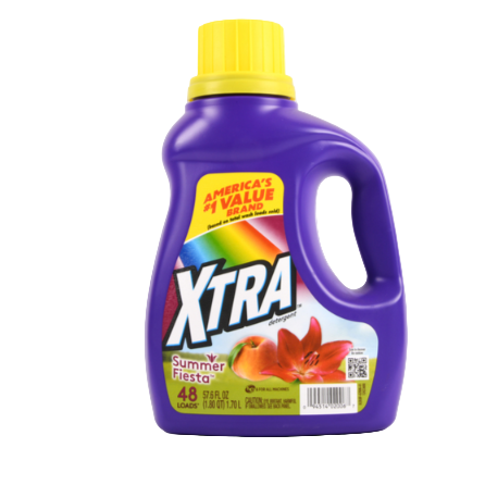 DETERGENT XTRA LIQUID SUMMER FIESTA 57.6OZ 1CT