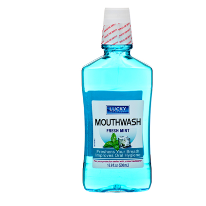 MOUTHWASH LUCKY FRESH MINT 16.9OZ