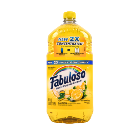 FABULOSO 2X CLEANER LEMON YELLOW 1.65L