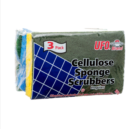 SPONGE SCRUBBER UFO 3PK