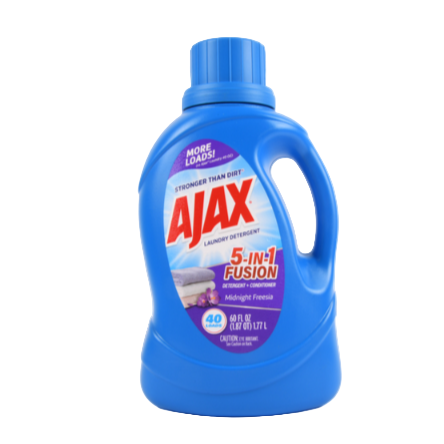 DETERGENT AJAX 5 IN 1 MIDNIGHT FREESIA 60OZ