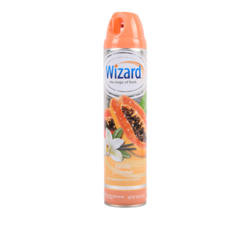 AIR FRESHENER WIZARD VANILLA PAPAYA 10OZ 1CT