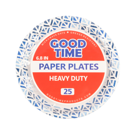 GOOD TIME HD PAPER PLATE 6.8 IN 1CT