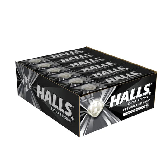 HALLS COUGH DROPS EXTRA STRONG 12PK
