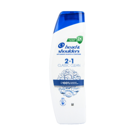 SHAMPOO/CONDITIONER HEAD & SHOULDERS CLASSIC 330ML 1CT
