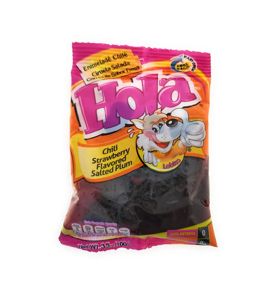 HOLA CHILI STRWABERRY FLAVORED SALTED PLUM 12PK 3.5OZ 1CT