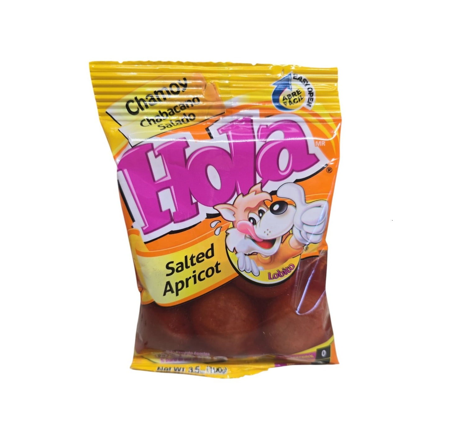 HOLA SALTED APRICOT 12PK 3.5OZ 1CT
