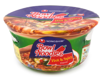 SOUP NONGSHIM BOWL HOT&SPICY 3.03OZ 12PK