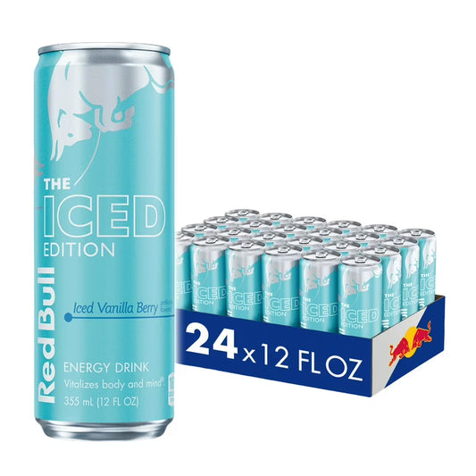 REDBULL ENERGY ICED VANILLA BERRY 12OZ 24PK