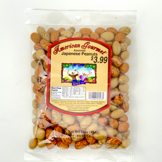 AMERICAN GOURMET (JAPANESE PEANUTS) $3.99 10OZ 1CT