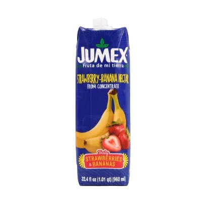 JUMEX TETRA STRAWBERRY&BANANA JUICE 32.40 OZ 12PK