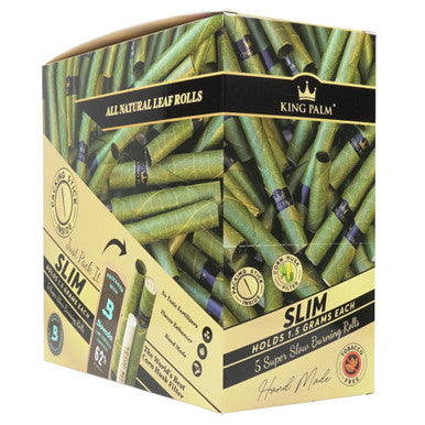 KING PALM SLIM 5PK HOLDS 1.5 GRAM EACH 15 POUCH BOX
