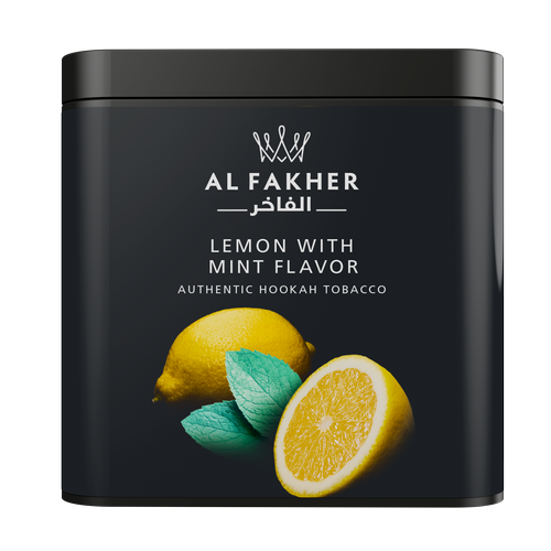 AL FAKHER LEMON WITH MINT FLAVOR HOOKAH TOBACCO 250G 1CT