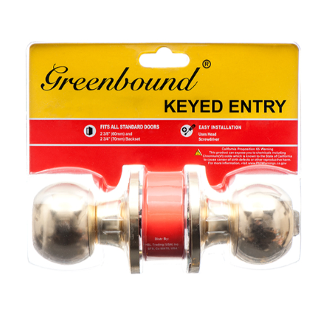 LOCK ENTRY KNOB ROUND HANDLE 1CT