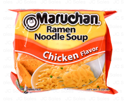 SOUP MARUCHAN BAGS CHICKEN 3OZ 24PK