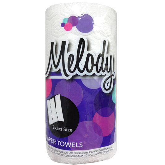 MELODY PAPER TOWEL 120 SHEET 2 PLY 24 PK