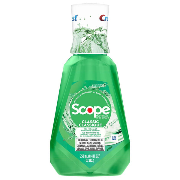 MOUTHWASH CREST SCOPE ORIGINAL 250ML 1CT