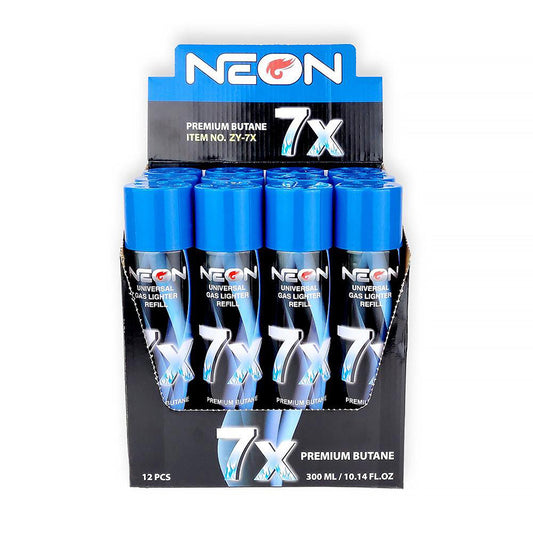 BUTANE NEON BLUE 7X 300ML 12PK