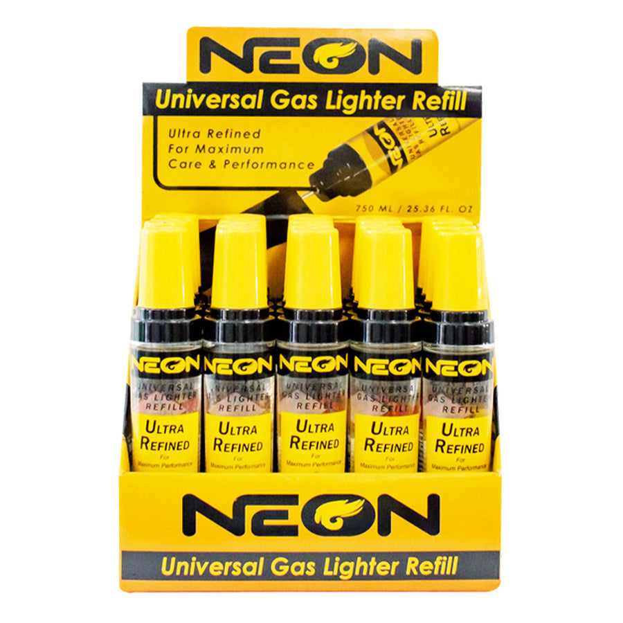 BUTANE NEON BUTANE 20 ML UNIVERSAL GAS LIGHTER REFILL ULTRA REFINED 20PK 1CT